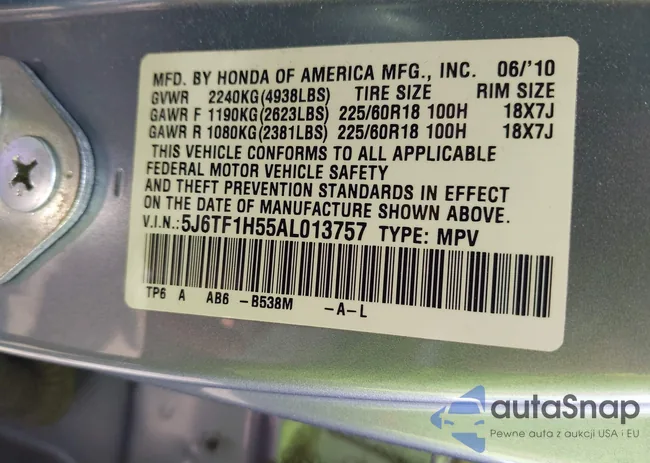 5J6TF1H55AL013757: 42376503