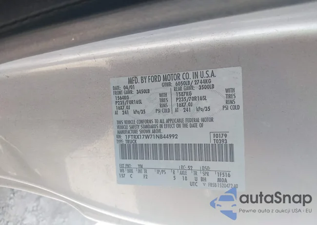 1FTRX17W71NB44992: 42375685