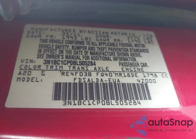 3N1BC1CP0BL505284: 42375919