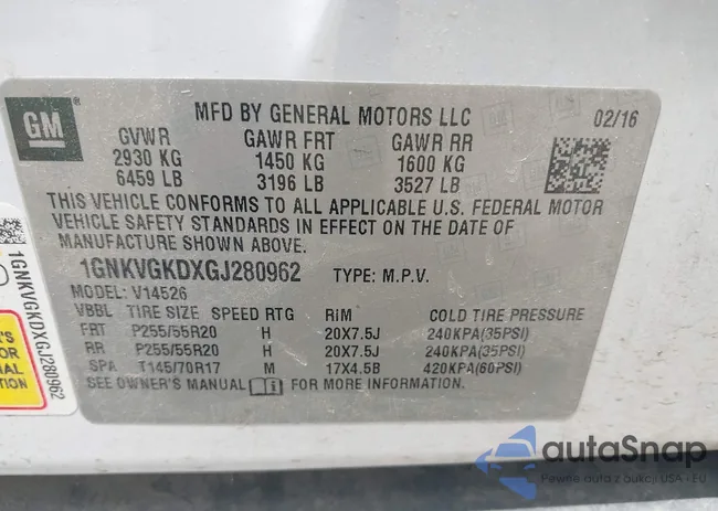 1GNKVGKDXGJ280962: 42377088