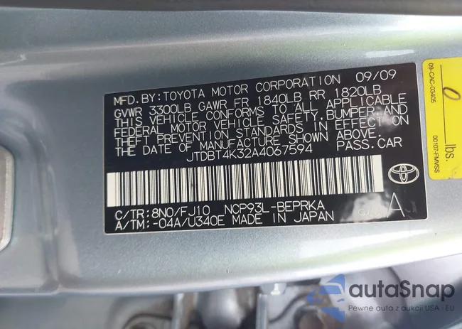 JTDBT4K32A4067594: 42377242