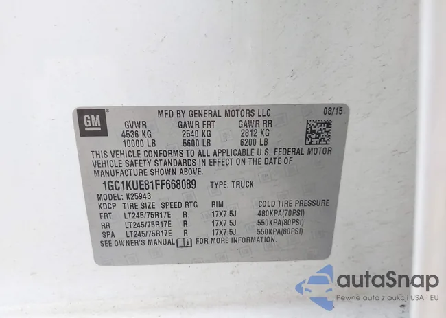 1GC1KUE81FF668089: 42377305