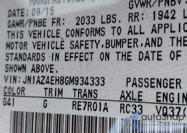 JN1AZ4EH8GM934333: 42376796