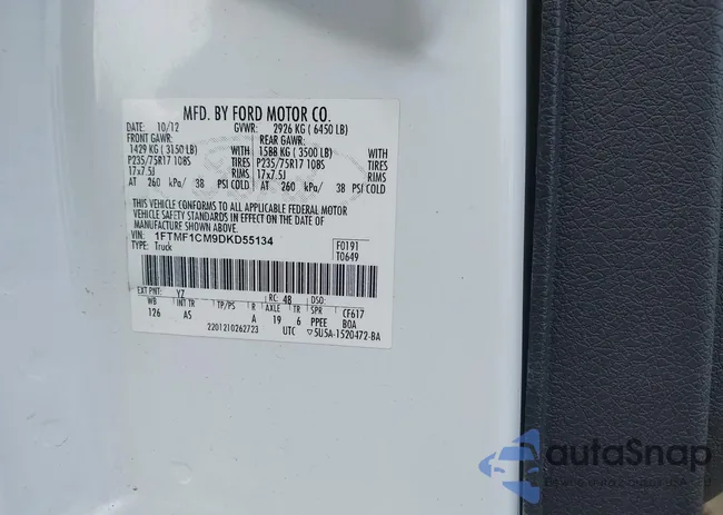 1FTMF1CM9DKD55134: 42376923