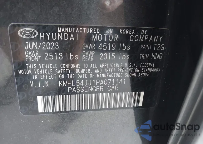 KMHL54JJ1PA071141: 42377023