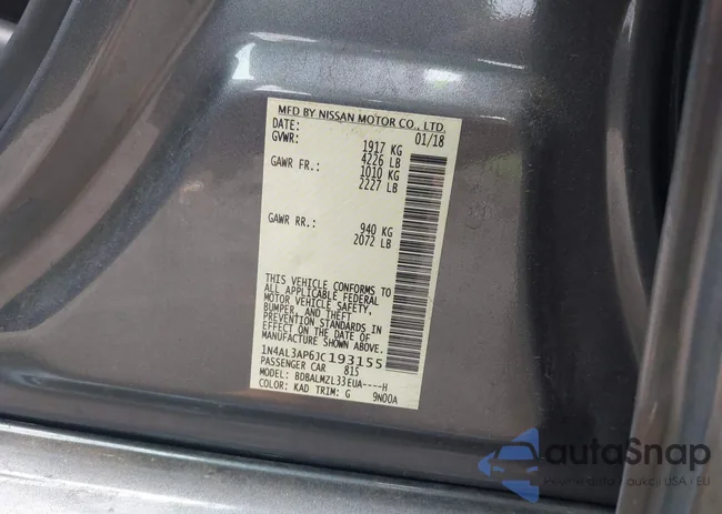 1N4AL3AP6JC193155: 42378086