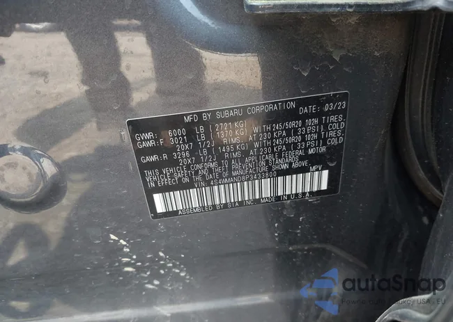 4S4WMAND8P3433800: 42378189