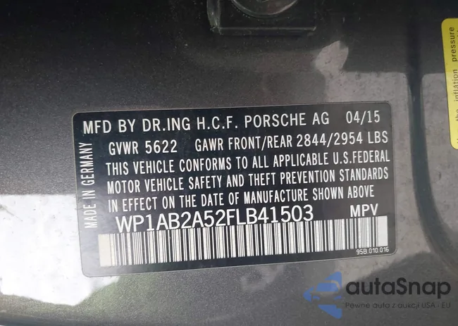 WP1AB2A52FLB41503: 42378194