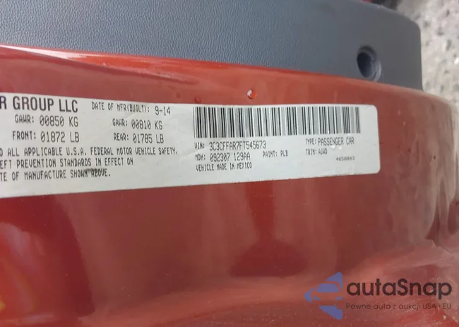 3C3CFFAR7FT545673: 42378375