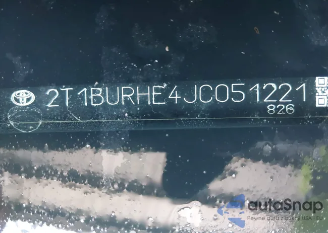 2T1BURHE4JC051221: 42378579