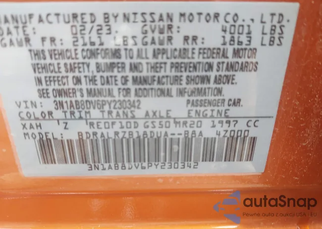 3N1AB8DV6PY230342: 42378615