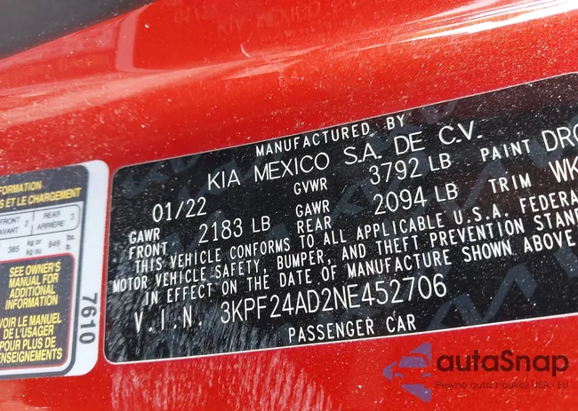 3KPF24AD2NE452706: 42377663