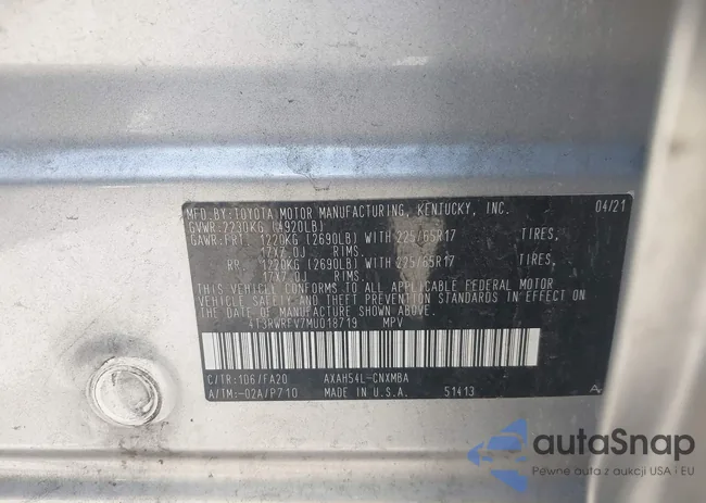 4T3RWRFV7MU018719: 42377739