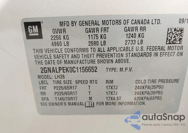 2GNALPEK0C1156652: 42377951