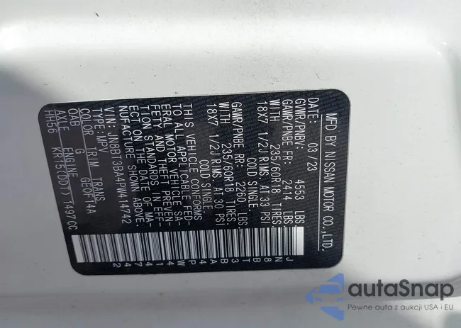 JN8BT3BA4PW414742: 42379192