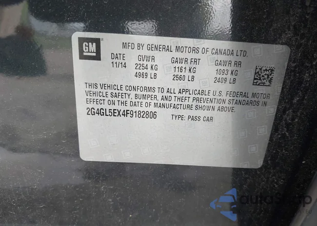 2G4GL5EX4F9182806: 42378794