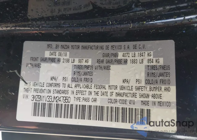 3MZBN1V33JM247950: 42378804