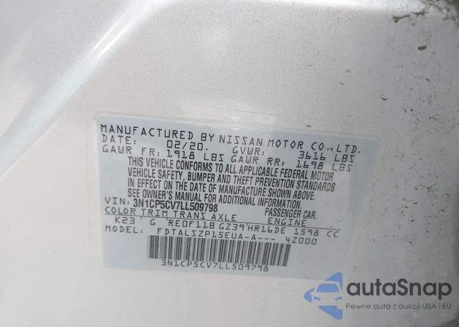 3N1CP5CV7LL509798: 42378817