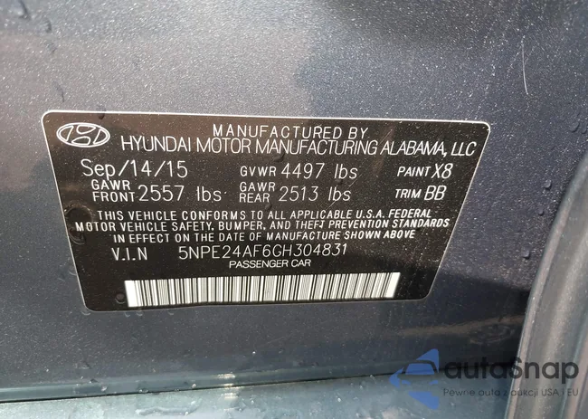 5NPE24AF6GH304831: 42380295