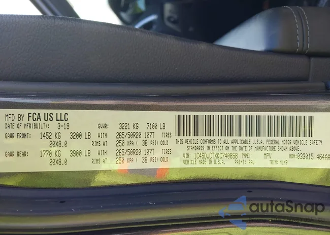 1C4SDJCTXKC740858: 42380318