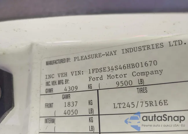 1FDSE34S46HB01670: 42380549