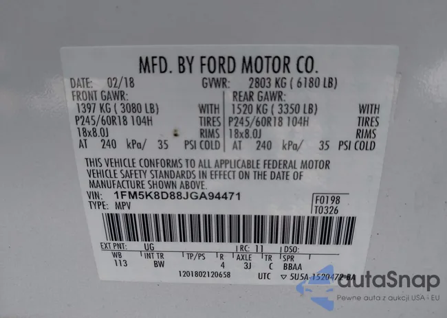 1FM5K8D88JGA94471: 42379680