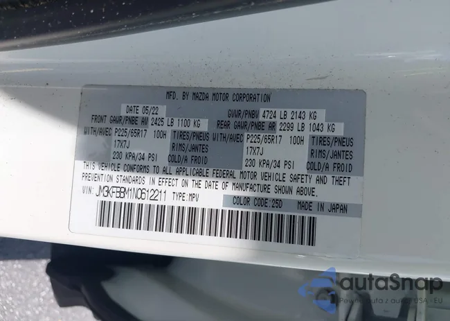 JM3KFBBM1N0612211: 42379700