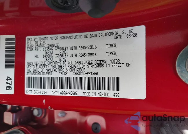 3TMAZ5CN5LM139511: 42379892