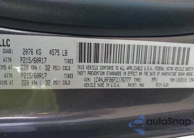 1C4NJRFB6FD176777: 42381159