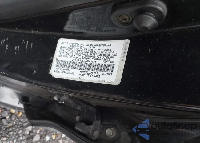 2T1KR32E94C201853: 42381321