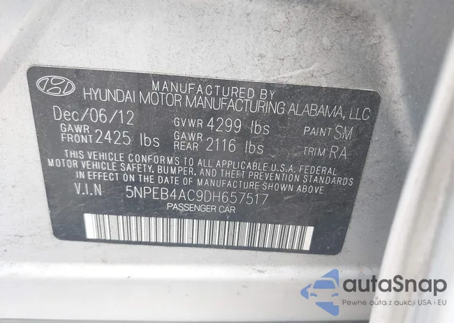 5NPEB4AC9DH657517: 42381401