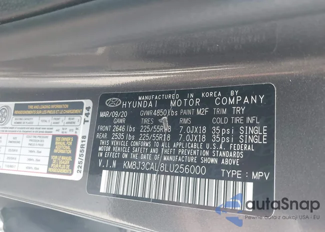 KM8J3CAL8LU256000: 42380870