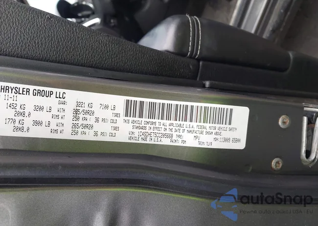 1C4SDHET5CC205668: 42382567