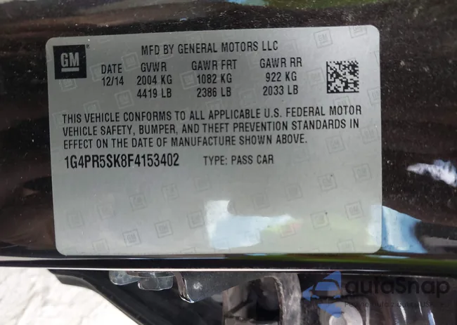 1G4PR5SK8F4153402: 42381702