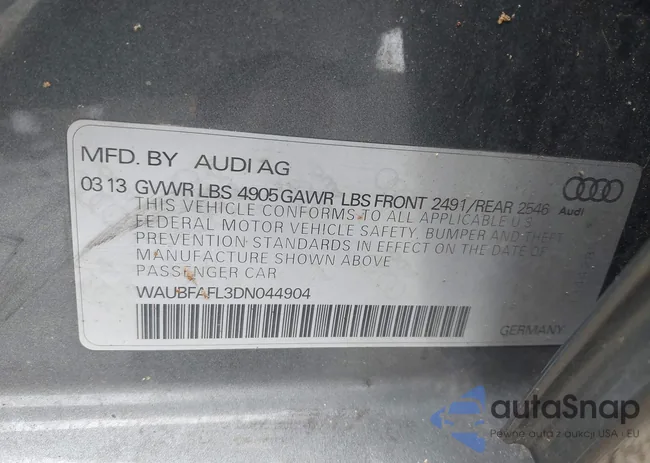 WAUBFAFL3DN044904: 42381755