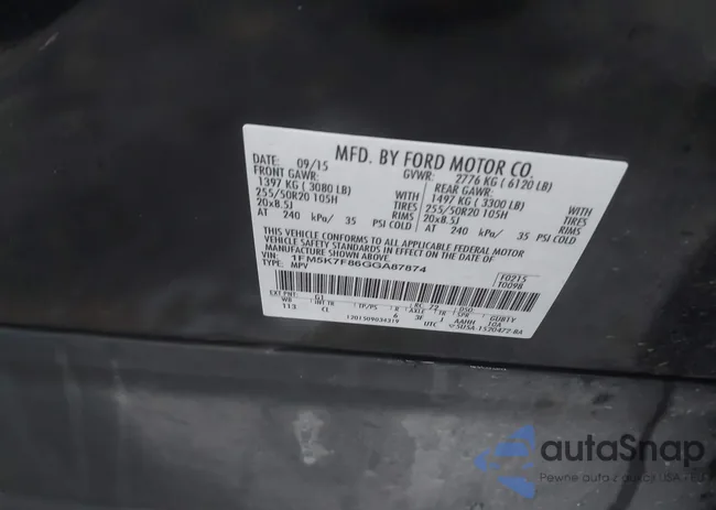 1FM5K7F86GGA87874: 42381888