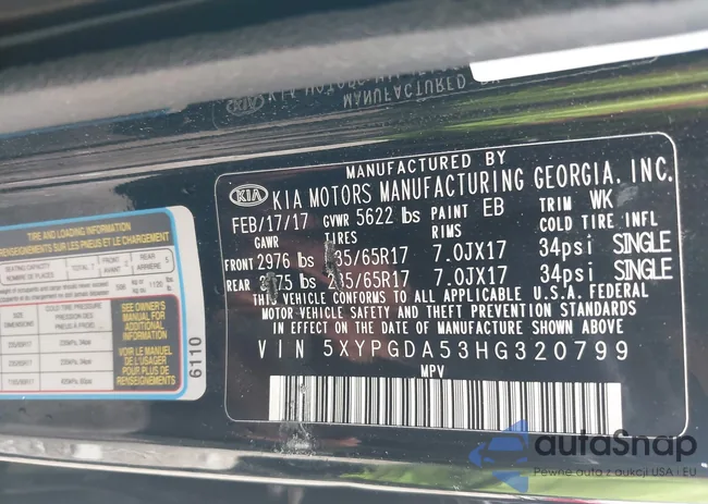 5XYPGDA53HG320799: 42381983