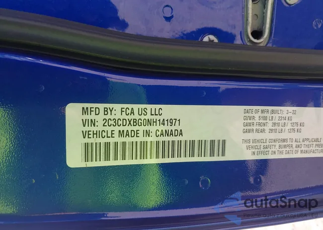 2C3CDXBG0NH141971: 42383249