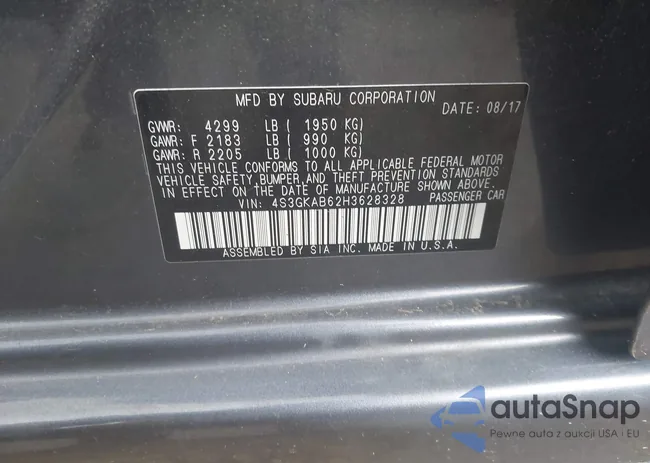 4S3GKAB62H3628328: 42383350