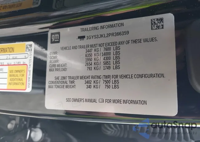 1GYS3JKL2PR366359: 42383440