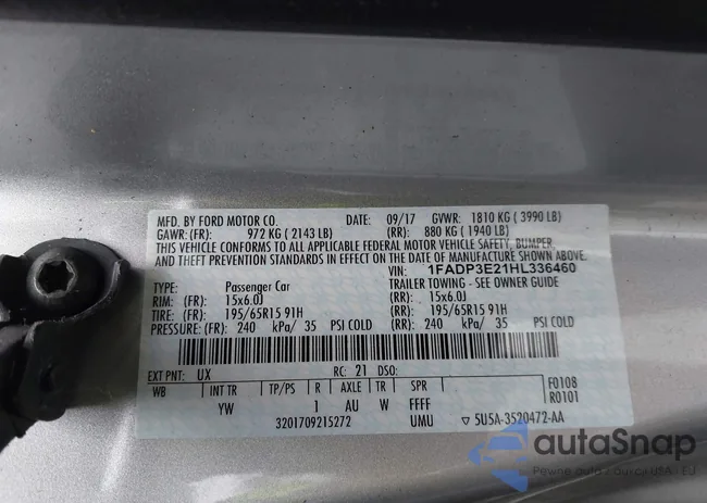 1FADP3E21HL336460: 42382786