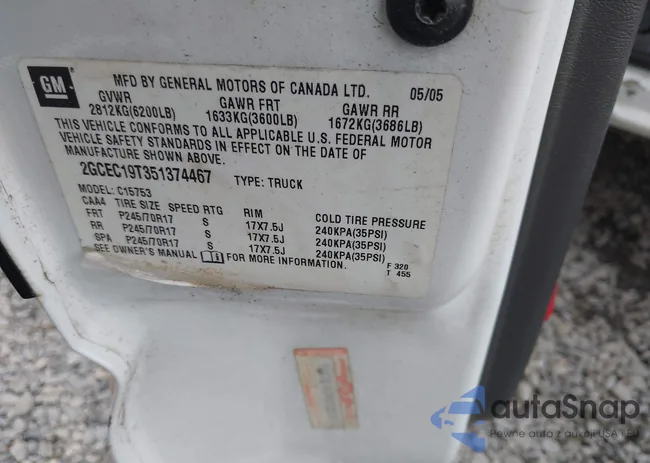 2GCEC19T351374467: 42383053