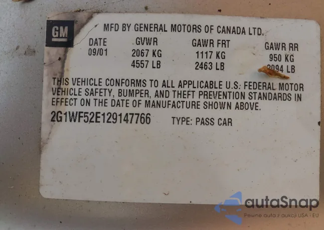 2G1WF52E129147766: 42384092