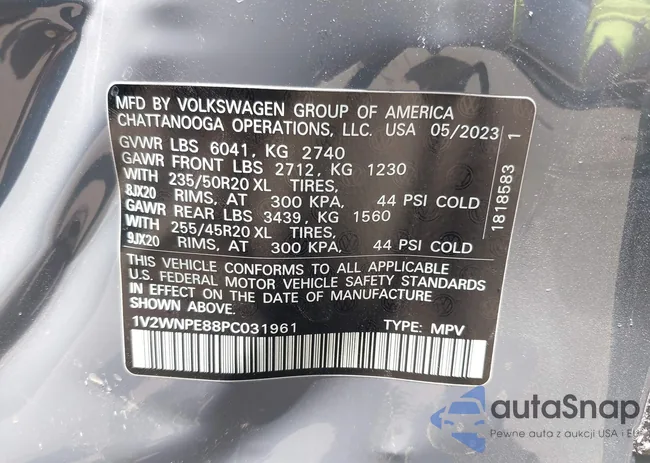 1V2WNPE88PC031961: 42384180