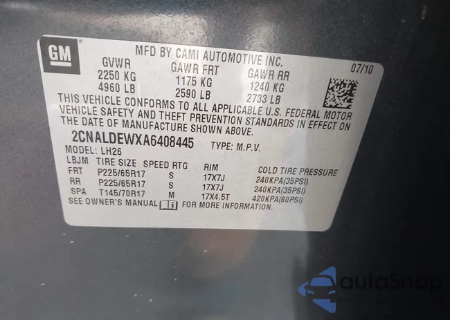 2CNALDEWXA6408445: 42384450