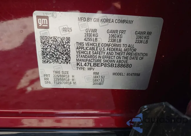 KL47LBEP8SB188680: 42384481