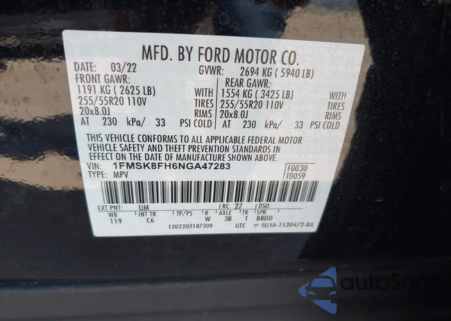 1FMSK8FH6NGA47283: 42384497