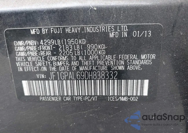 JF1GPAL69DH838332: 42385271