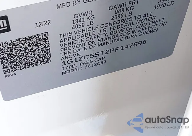 1G1ZC5ST2PF147696: 42385272