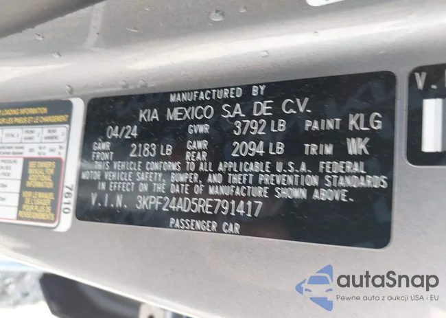 3KPF24AD5RE791417: 42384750